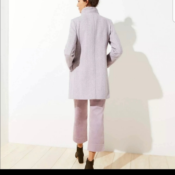 loft purple coat